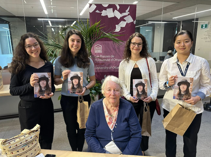 Monique Frize and former students, UofT, September 28, 2024